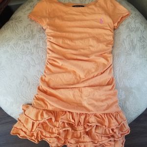 Ralph Lauren Orange Dress